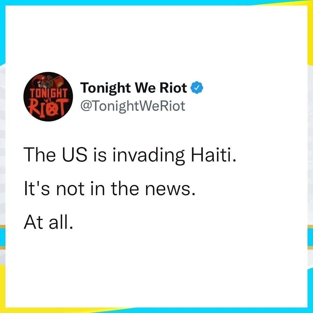 NaomiGray's tweet photo. #stopUNinvasionofHaiti https://t.co/4X6x7HcehG
