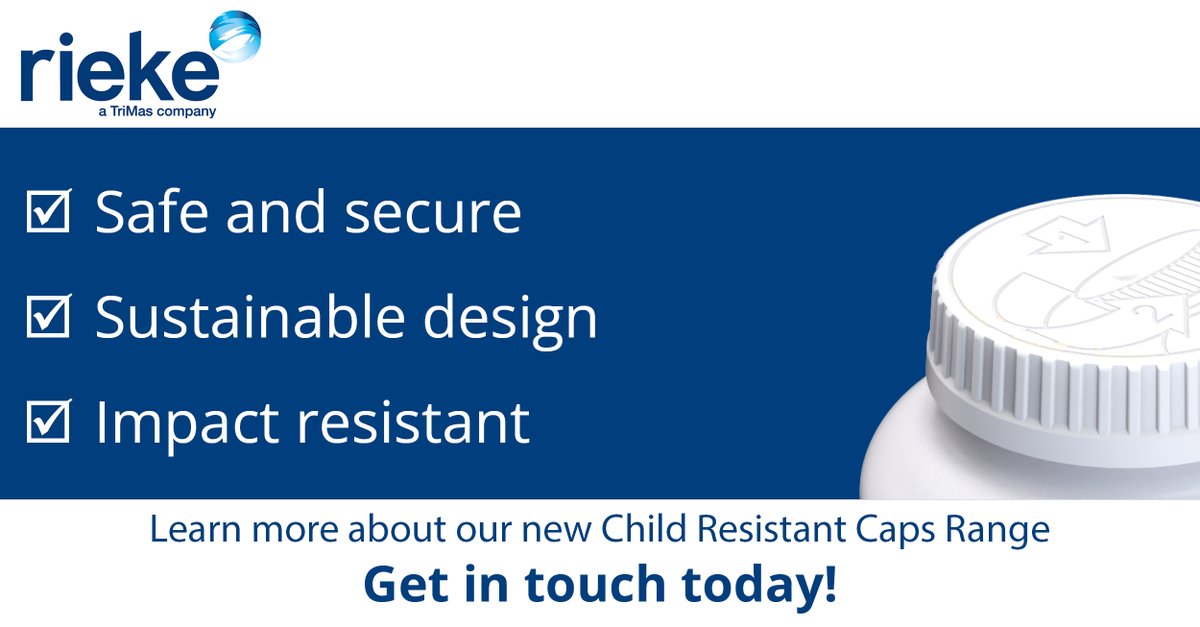 Our new #ChildResistant Caps Range ticks all the boxes – it safely protects children, is #environmentallyfriendly by design, and is rigorously tested for quality and sturdiness. Feel confident that your #Nutraceutical products are always secure. bit.ly/3ea2z2K
