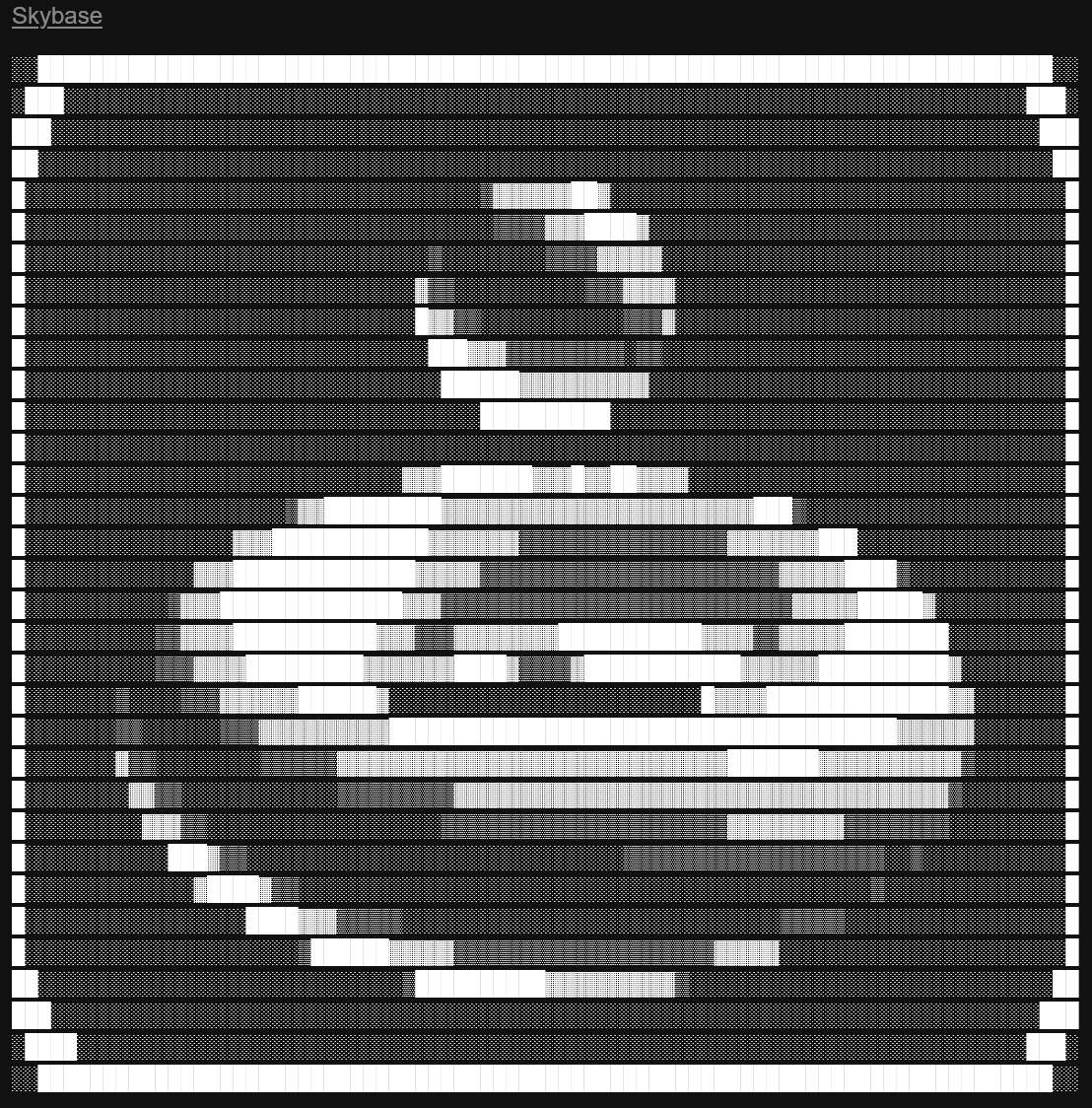 skybase's tweet image. Ripple effect - a small fun drop on @typed_art 
1e/3 #tezos 
typed.art/8589
#tezosart