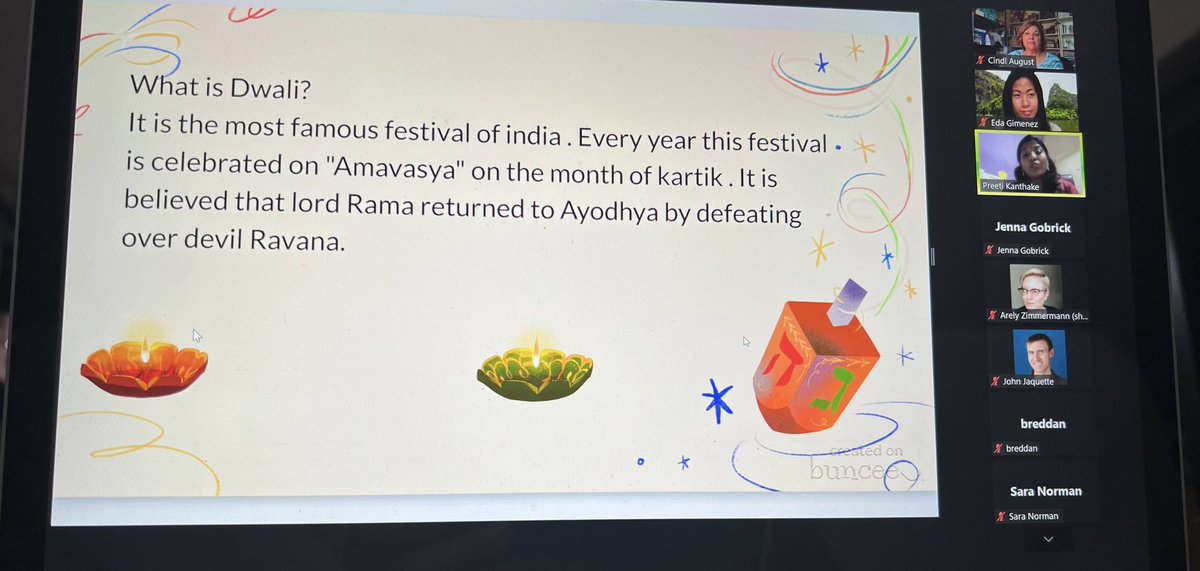 Eda Gimenez (@eda_gimenez) on Twitter photo Excited to have my dear friend & <a href="/Buncee/">Buncee</a> ambassador <a href="/PKanthake/">Preeti Kanthake</a> join us for a DEIB session at <a href="/CapstonePub/">Capstone π</a> to tell us more about the Diwali celebration β€οΈ Excited to have my dear friend & <a href="/Buncee/">Buncee</a> ambassador <a href="/PKanthake/">Preeti Kanthake</a> join us for a DEIB session at <a href="/CapstonePub/">Capstone π</a> to tell us more about the Diwali celebration β€οΈ