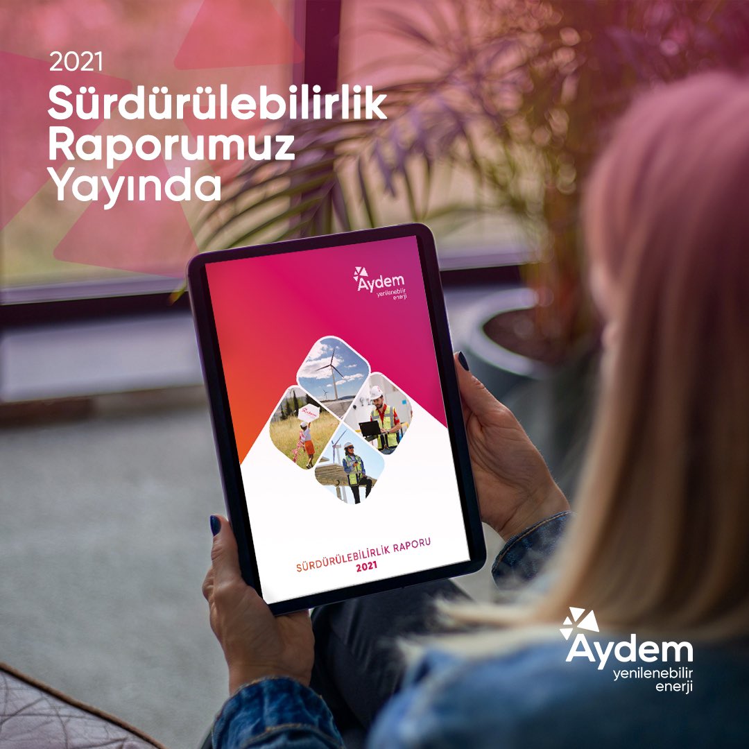 enerji_aydem's tweet photo. 2021 Sürdürülebilirlik Raporumuz web sitemizde yayında!

Görüntülemek için 
https://t.co/O8VFilKIL4

For English 
https://t.co/GCalCHmASg

#Aydem #YenilenebilirEnerji #HayatiçinEnerji #Sürdürülebilirlik https://t.co/vfPAFpsuEP