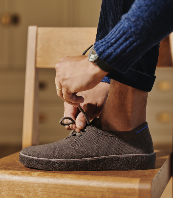 Meet The Monty—an all-new shoe with old school charm only Rothy's can make. Now here for the guys. rothys.co/TheMonty