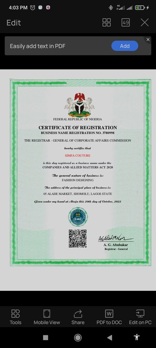 Creativeinitia4's tweet image. Another name taken register your business today