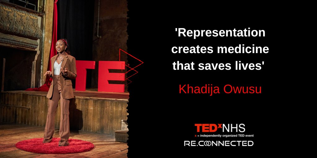It's live! The wonderful @KhadijaOwusu's @TEDxNHS Talk is now available to watch, search and share on the @TEDx @YouTube channel *Representation creates medicine that saves lives* youtu.be/MU7I1NPJkJc