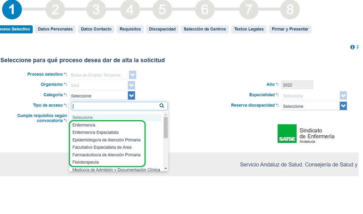 SATSE_Andalucia's tweet photo. 🔓#SATSE Informa: Desde hoy, 20 de octubre, está abierta la inscripción en Bolsa de #Empleo del SAS a través de la VEC para las categorías de:
👩‍⚕️#Enfermeras/os
🧠🤱#Enfermeras/os Especialistas 
👐#Fisioterapeutas 
➕Información https://t.co/16Be3GyIqi https://t.co/9246tLPAaw
