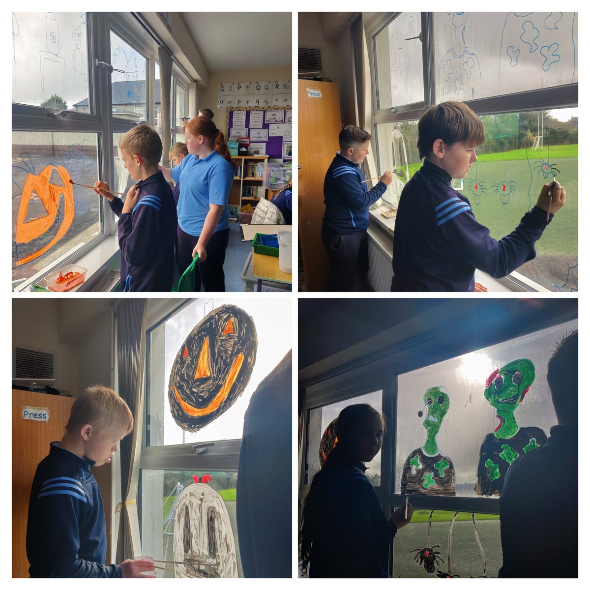 taghmonns's tweet photo. It's beginning to look spooktacular in 6th Class. https://t.co/os7p1QvWJa