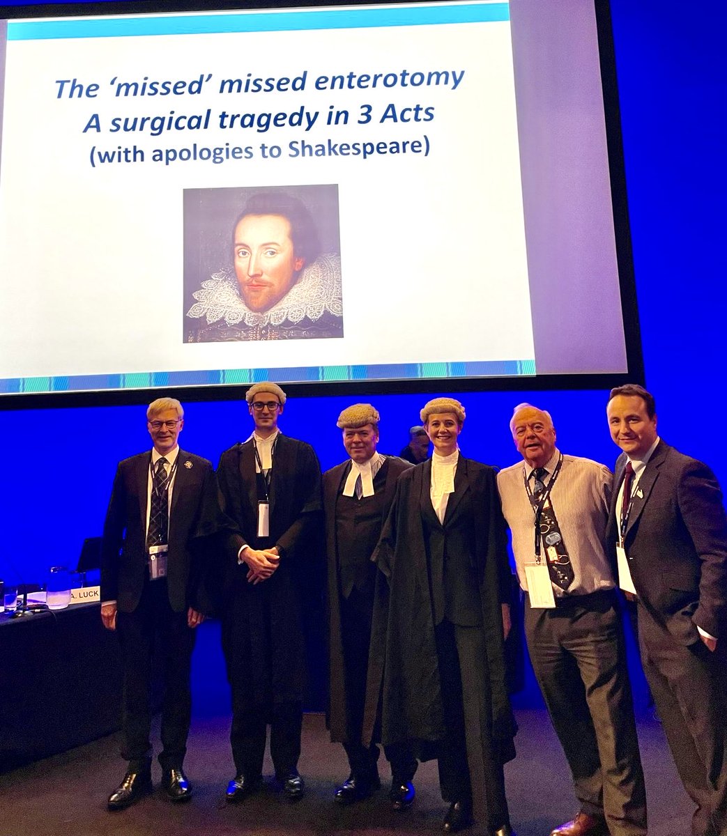 JulieTopBrief's tweet photo. A unique day spent with hernia surgeons ⁦⁦@EhsManchester⁩ with Chris Kennedy KC and ⁦@MatthewSnarr⁩ - providing training on Medico-legal issues via a mock trial. An experience to remember. https://t.co/Yc3XIqGKpK