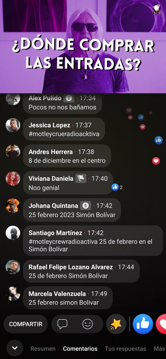 Milorocker88's tweet photo. @OcesaColombia #montleycrueradioacktiva 25 de febrero Parque Simón Bolívar! https://t.co/jmmiD2wzo3