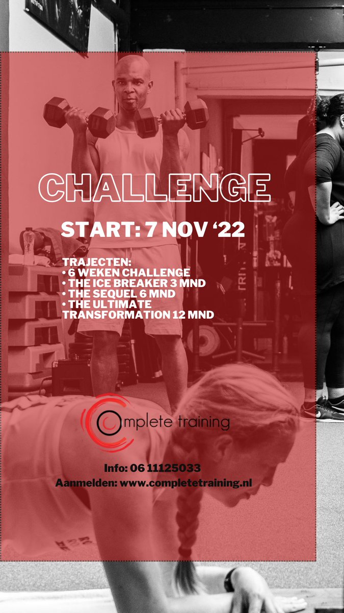 Fitter worden? Doe een challange bij Complete Training #fitgirl #Coolhaven