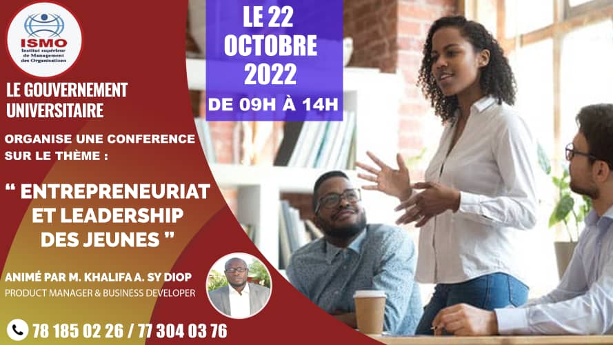 khalifadiopsn's tweet photo. L'opportunité ne se présente qu'une seule fois!
celle de comprendre ce qu’est l’entrepreneuriat
celle d' apprendre à avoir l’esprit d’entrepreneur
celle d' avoir les outils pour entreprendre
Rejoingnez nous ce Samedi 22 Octobre 2022 à l'instiut ISMO.#entrepreneuriat #opportunité https://t.co/pe8fWPcs2o