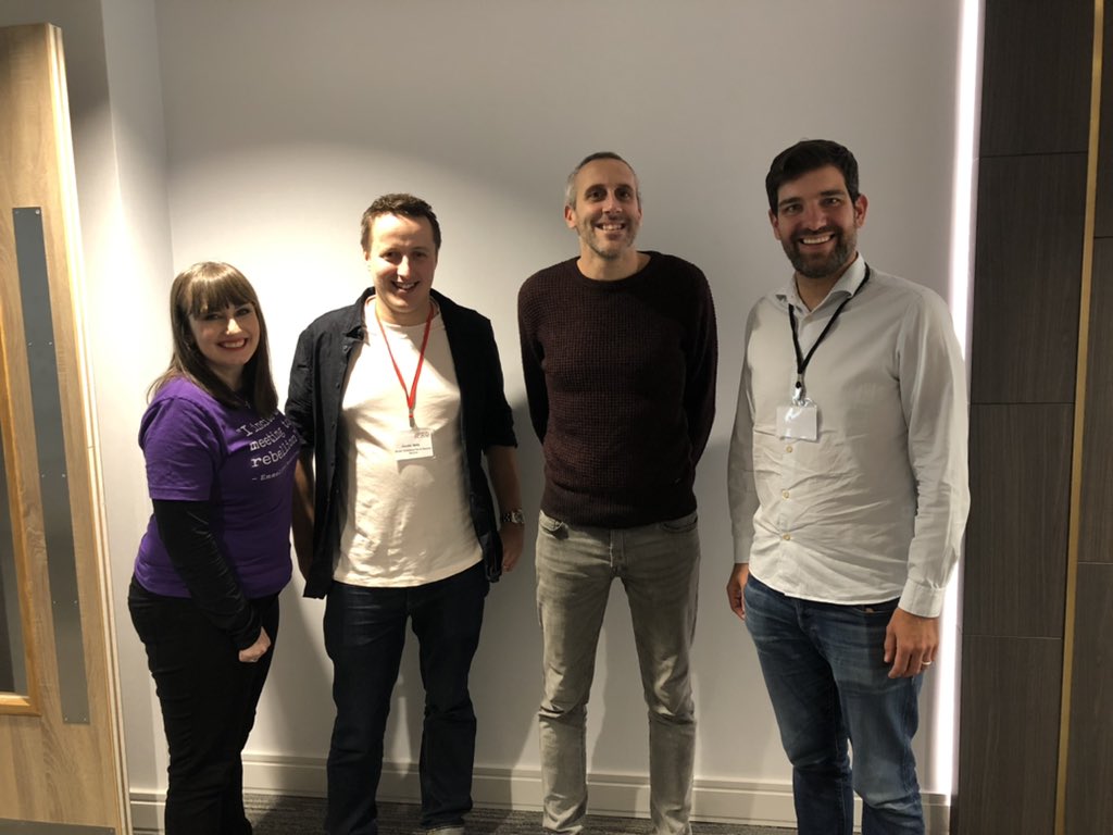 MortyJMo's tweet photo. The ghosts of FirePRO past and present - four generations of Chair over the last decade, all back together for #FirePRO22 https://t.co/aEOQ9wYT2b