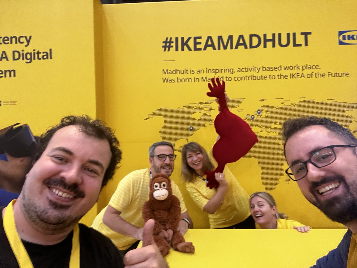 Disfrutando del jueves #tarugo22 en buena compañía #selfie #IKEA #DigitalHubMadrid