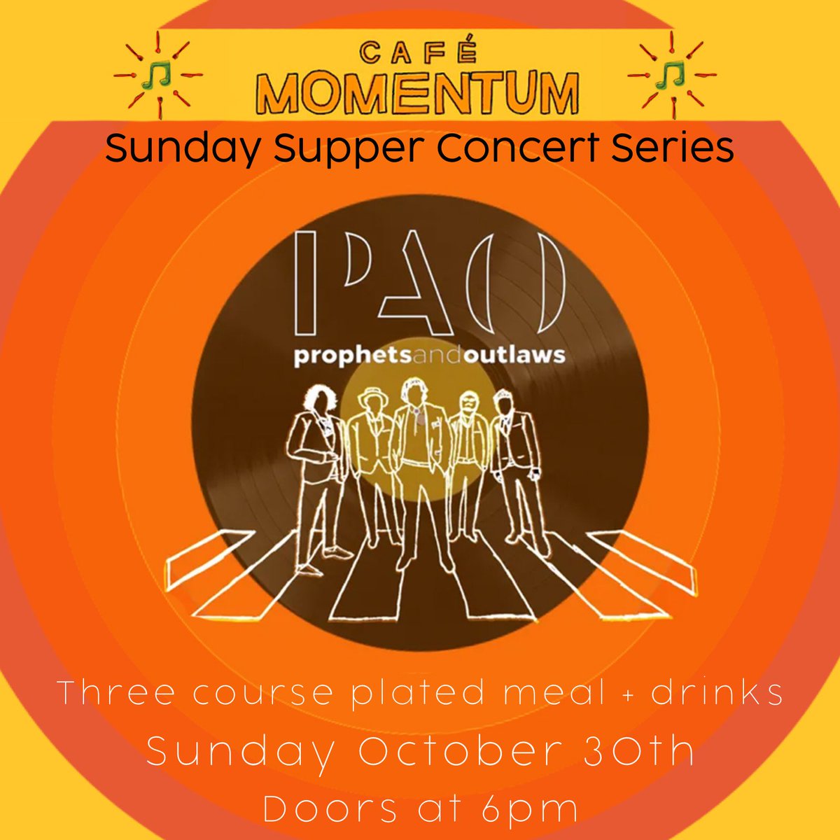 Come see us Sunday October 30th at Café Momentum’s Sunday Supper Concert Series!  Get your tickets here: 
eventbrite.com/e/sunday-suppe…