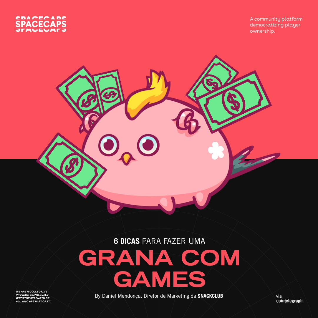 spacecapsgg's tweet photo. Essa matéria é daquelas que faz qualquer um sair da zona de conforto e entrar na zona do JOGO! Já pensou em apertar o play e granhar uma grana? Então aproveite essas dicas do Daniel Mendonça, Diretor de Marketing da @SNACKCLUBgg  e venha entender tudo isso
https://t.co/2CsQEbqix4 https://t.co/aenHQHguh9