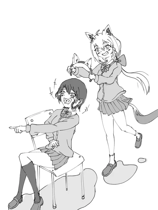 人権がなくなる5秒前

 #プロテインザスバル #絵フブキ 