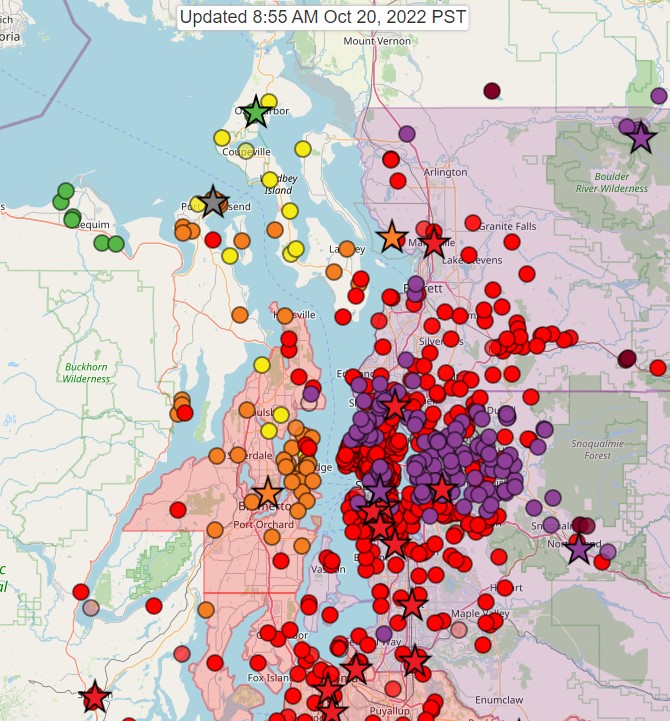 PS Clean Air Agency on Twitter "Thur AM update Conditions are