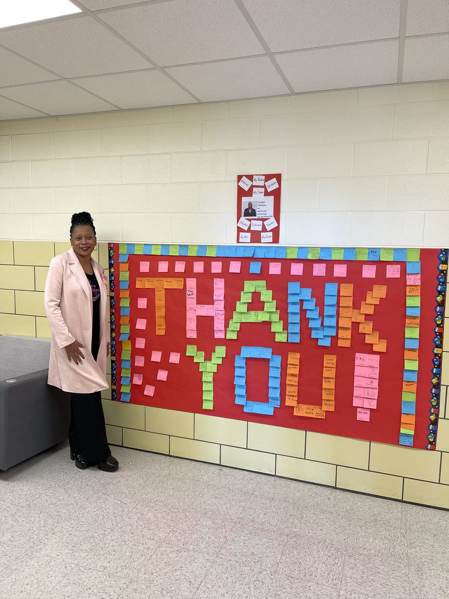 All week we have been celebrating Principal Appreciation Week at Garvey ES! We are so grateful for Principal Anderson’s leadership! You deserve, Principal Anderson!! #PrincipalAppreciationWeek <a href="/Network13T/">CPS Network 13 Dream Team</a>