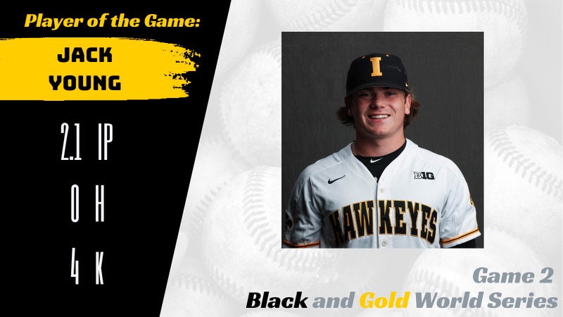 Game 2 MVP <a href="/jackyoung125/">Jack Young</a> came out of the bullpen for the Black team as was lights out. In 2.1 innings of work, he shut down the Gold team allowing just 1 baserunner, no hits, and struck out 4.

Be sure to check out game 3 this afternoon at 3:15!