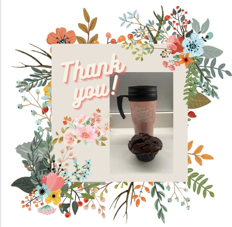 MrsG_TA_SENmum_'s tweet photo. Thank you Miss Jolly @MasefieldCP for remembering I don’t work Fridays, so wont be there for half term breakfast. Came in to a treat this morning. I’m enjoying my chocolate muffin and a cup of tea in my cup from @twinklresources Happy Half Term #kind #thoughtful #feeloved https://t.co/Fuiz9ynEgX