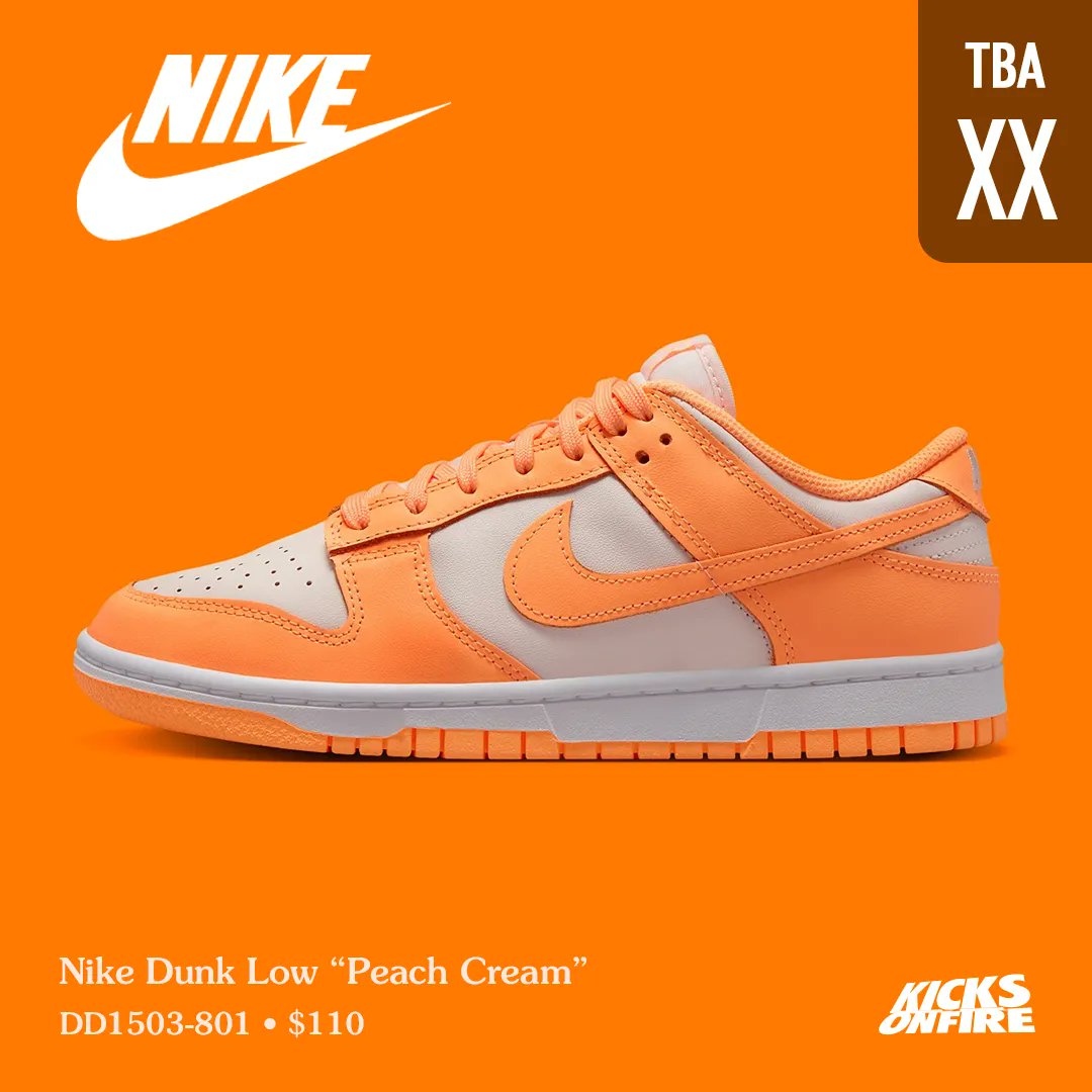 essence Tot Uil KicksOnFire on Twitter: "Nike Dunk Low “Peach Cream” 🍑 Cop or drop ?  https://t.co/kTLQ67qIkO" / Twitter