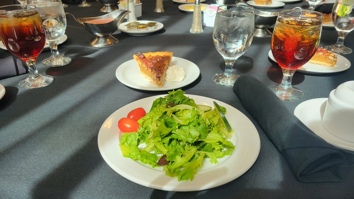 meansell's tweet photo. Was graciously granted a seat by the window for CONBLS luncheon, and gotta say I'm super tempted to #EatDessertFirst as a reward for a successful panel! #SCMLA2022 #SC_MLA https://t.co/qf8glcUFT2