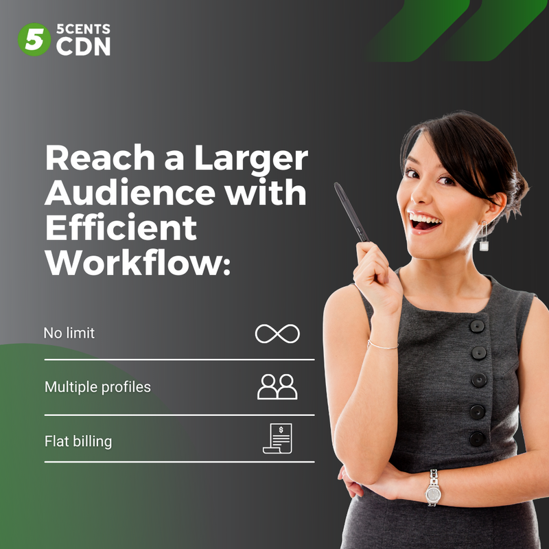 5centsCDN's tweet image. 🔄 With 5centsCDN, there is no limit for transcoding: you can transcode a 24/7 stream or event a short time live event.

👥 You can deliver to any number of viewers using our CDN via HLS.

Contact us now: 
🔗 5centscdn.net/cdn-live-trans…  

#LiveTranscoding #5centsCDN #Streaming