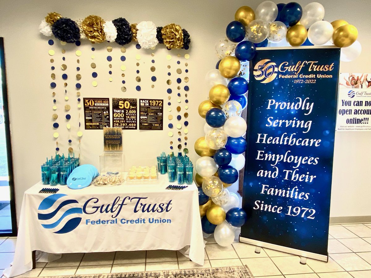 Happy 50th Anniversary! In 1972 a small group of employees of the Singing River &amp; Ocean Springs Hospital gathered to discuss forming a credit union for the purpose of providing econonical savings &amp; loans to fellow co-workers &amp; thier families...the rest is history! Drop by today!