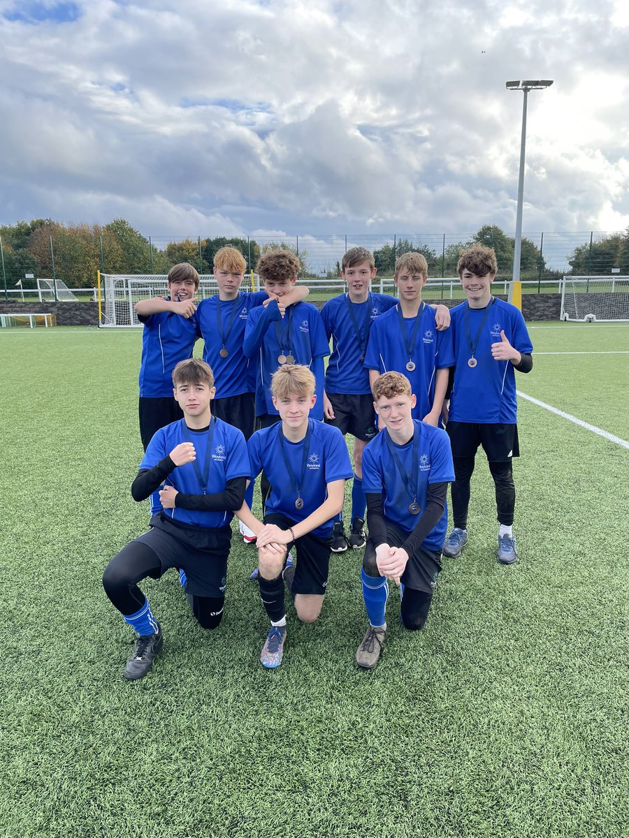 Wayland_PE's tweet photo. Another fantastic day out @InspirationEast 7 aside tournament! Lots of medals being brought home, and a plate! Year 10 boys winning their plate final, year 10 girls winning their plate final and year 9 boys winning their cup final! A great day had by all! https://t.co/SlhPNjzoZB