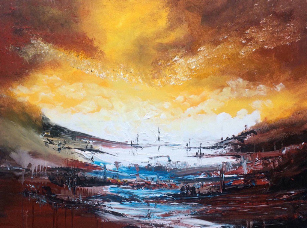 paschamo's tweet photo. Painted this work couple years ago (original sold ) #landscapes https://t.co/uYOf4npFeX