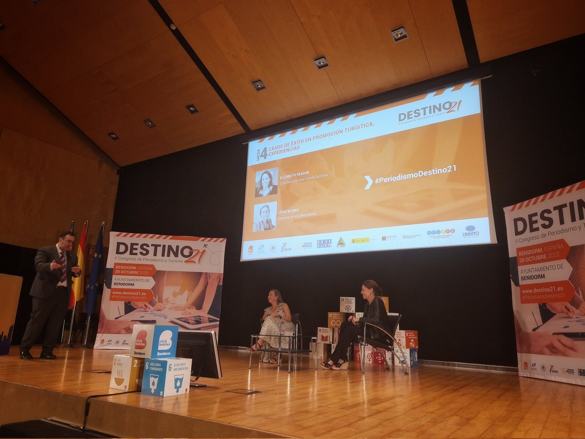 Alícia Bea (@objetivo_viajar) on Twitter photo Dos claros casos de éxito en promoción turística sobre la mesa: Elizabeth Keegan de <a href="/lloretturisme/">Lloret Turisme</a>, y Leire Bilbao de <a href="/visitbenidorm/">Turismo de Benidorm</a>.
Acción, innovación, sostenibilidad y reposicionamiento dan como resultado mucho más que un destino de sol y playa. ¡Bravo! #PeriodismoDestino21 Dos claros casos de éxito en promoción turística sobre la mesa: Elizabeth Keegan de <a href="/lloretturisme/">Lloret Turisme</a>, y Leire Bilbao de <a href="/visitbenidorm/">Turismo de Benidorm</a>.
Acción, innovación, sostenibilidad y reposicionamiento dan como resultado mucho más que un destino de sol y playa. ¡Bravo! #PeriodismoDestino21