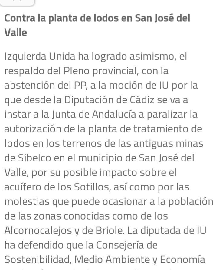 no_lodos's tweet photo. #IzquierdaUnida pide #noplantadelodos en #alcornocalejo en pleno #diputaciondecadiz.
https://t.co/dQq0Rupriz https://t.co/sobbYO4NR8