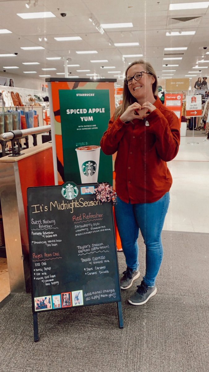 Aimee-0896 (@starbucks0896) on Twitter photo It’s #MidnightsTS Eve. come get your Swiftie inspired drink s at 0896 for all your listening parties✨❤️
-
-
<a href="/248KimKennedy/">Kim Kennedy</a> <a href="/Marissa_GMETL/">Marissa Holmes</a> <a href="/Mia_Target/">Mia</a> <a href="/Jenny_Target/">Jenny</a> It’s #MidnightsTS Eve. come get your Swiftie inspired drink s at 0896 for all your listening parties✨❤️
-
-
<a href="/248KimKennedy/">Kim Kennedy</a> <a href="/Marissa_GMETL/">Marissa Holmes</a> <a href="/Mia_Target/">Mia</a> <a href="/Jenny_Target/">Jenny</a>