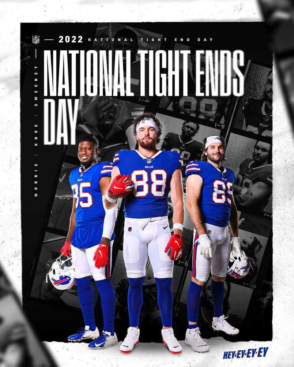 HAPPY NATIONAL TIGHT ENDS DAY TO ALL WHO CELEBRATE!! 🥳🥳

#NationalTightEndsDay | #BillsMafia