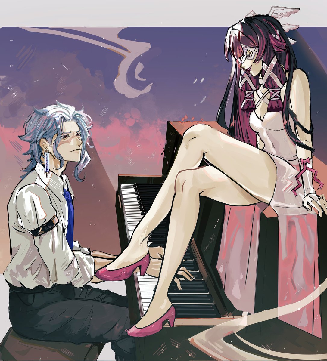 This ship is growing on me #dottore #columbina #dottobina