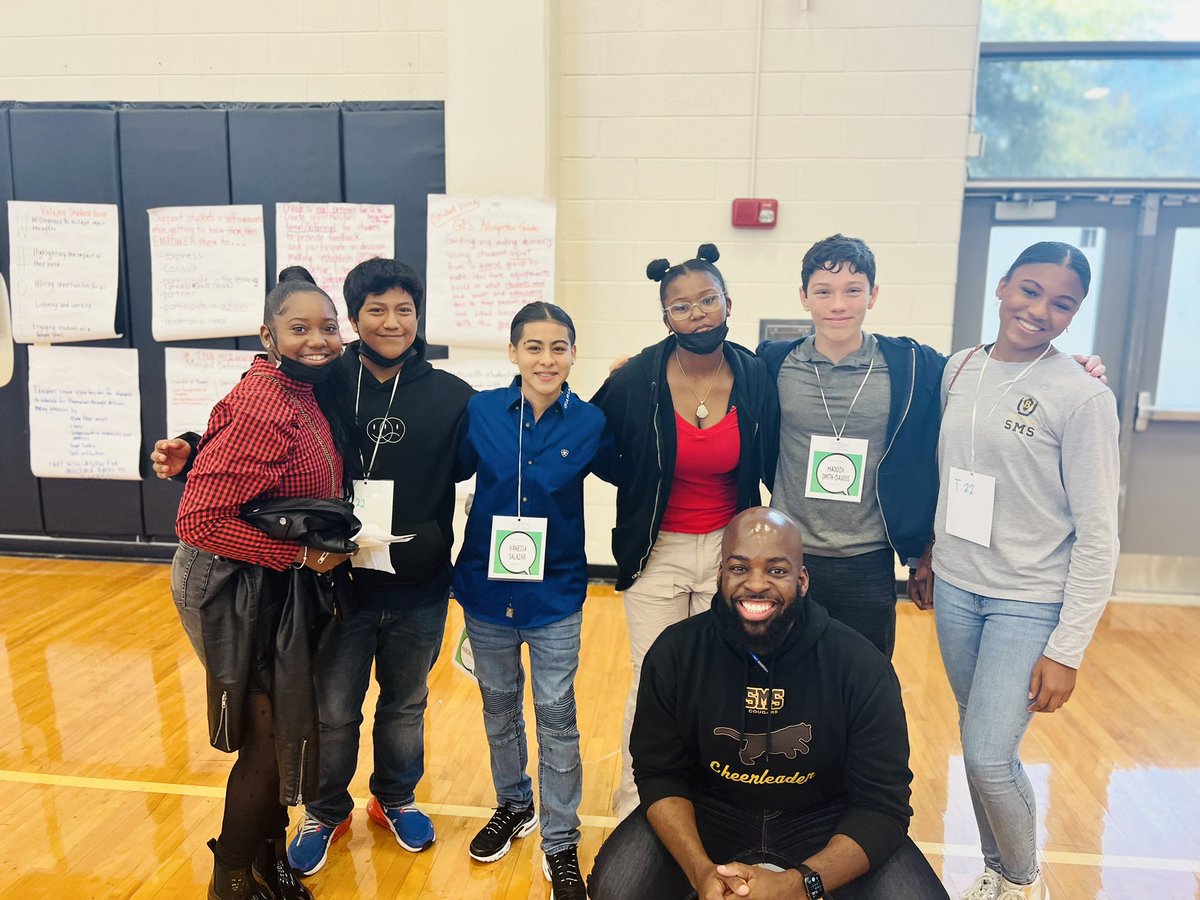 MerriweatherEDU's tweet photo. We had our very own @SuttonCougars representing today! I am beyond proud that our students were able to engage in activities centered around student voice with other APS principals! ๐๐ค #APSConnected @ShellyGoodrum @DrIsisM @apsupdate @SMSFielder @DrLisaHerring https://t.co/s9CsB4Q8Gw
