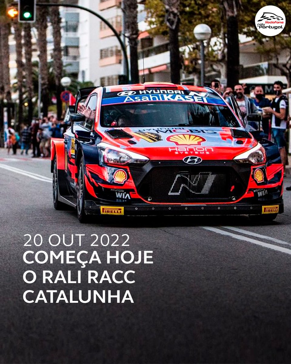 🏁 🏁 O WRC regressa à Península Ibérica para a penúltima prova do campeonato mundial. Até domingo, as emoções estarão concentradas no Rali RACC da Catalunha. Quem sairá vitorioso? 🇪🇸 #WRC #FIA #VodafoneRallydePortugal