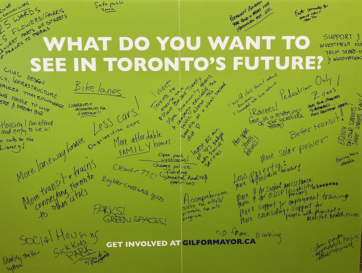 #WalkingTheCity listening, learning, sharing. Many times to each ward, all. Tory has many professional pollsters and robo-calling to learn what people want. I go with boards and ask them… grassroots campaigns are more fun &amp; engaging in a #Toronto4Everyone.