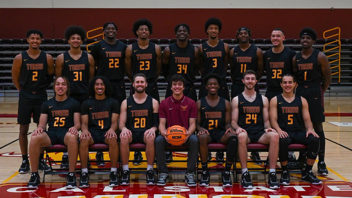 Meet your 2022-2023 Cal State Dominguez Hills Men’s Basketball Team! Your Toros kick off their season in a exhibition game vs UC Riverside October 28th! 🏀🏀🤘🤘