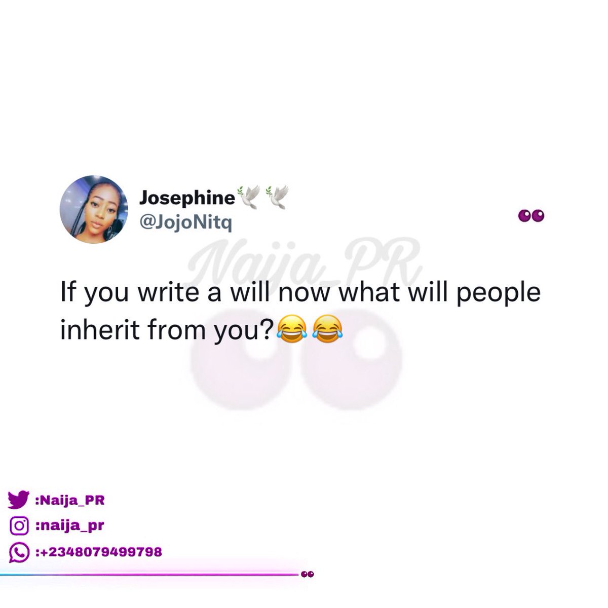 Naija tweet media