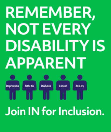 MariaASm4ProUse's tweet image. October is National Disability Employment Awareness Month - Remember that not all disabilities can be seen with the naked eye #BroomeInclusionWorks