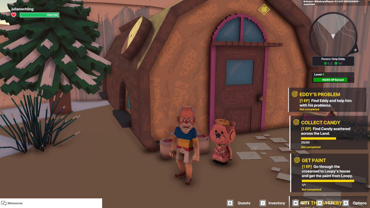 schlingverse's tweet photo. @TheSandboxGame I just finished my quest on Pororo experience on the #SandboxAlphaS3 for a chance to win a Season 3 Alpha Pass! Here I am with a cute Pororo. Check out my screenshot!

#Pororo https://t.co/RJirvOK7Iw