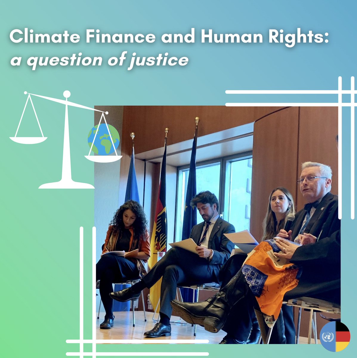 We & @rosaluxnyc hosted a panel event for @SRclimatechange Ian Fry’s 1st report on #climatecrisis & #humanrights to the UNGA. We thank our panelists, who discussed its findings, incl. alleviating the funding gap for loss&damage, & preserving rights for indigenous peoples.