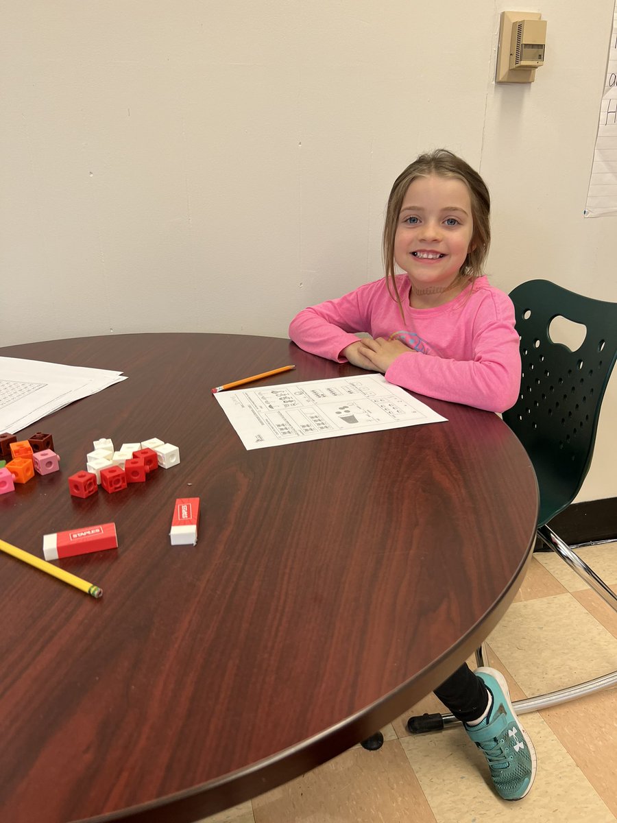 Math Assessments with our SK/1 Class today - we have such amazing students!