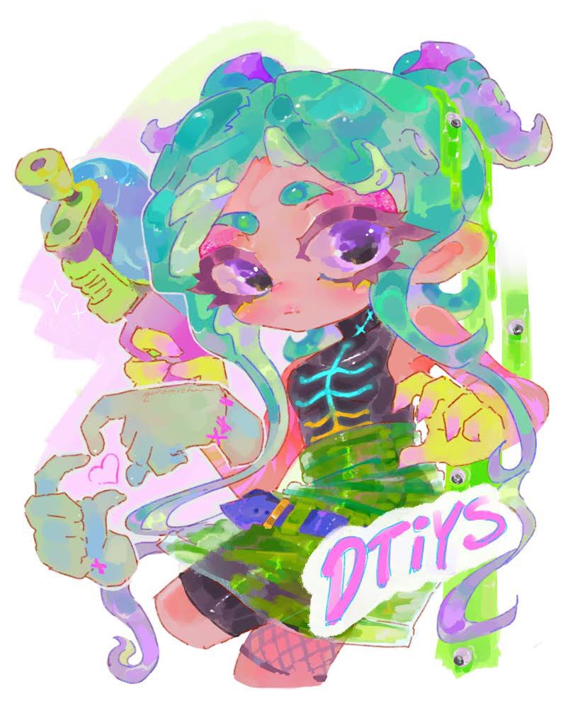 quromichan's tweet photo. Halloween DTIYS! #quromichandtiys
#splatoon #splatoonart #dtiys #halloweendtiys #splatoondtiys #splatoon3 #neonart #halloweenart https://t.co/AIurqtE4Wc