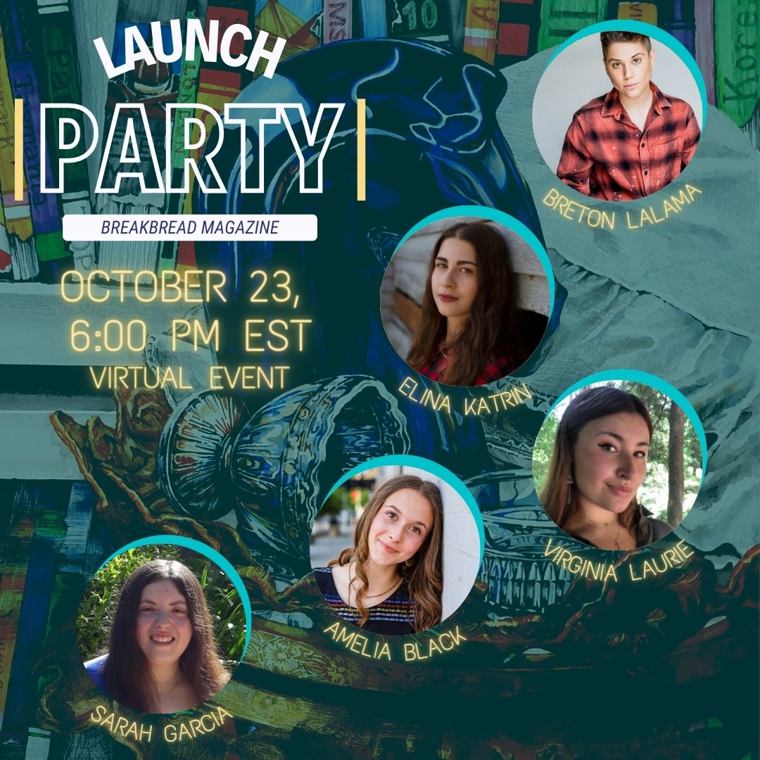 BreakBreadProj's tweet photo. Join us this Sunday for the #BreakBreadMagazine launch party, featuring readings by some of our amazing contributors! Registration in bio!
#literarymagazine #literaryjournal #youthlitmag #youngcreatives #fiction #nonfiction #poetry #prose #readingseries #writingcommunity https://t.co/ELoJPL7cQk