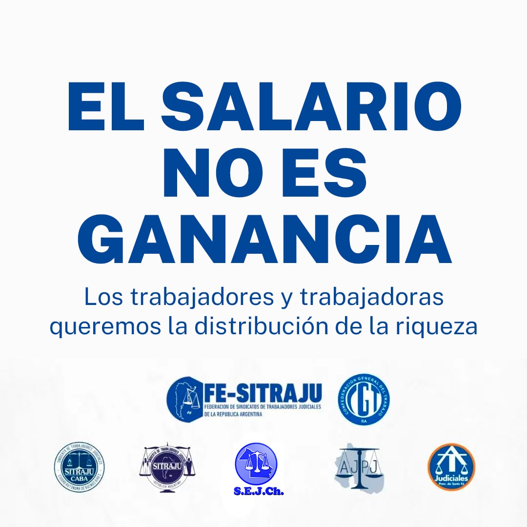 EL SALARIO NO ES GANANCIA