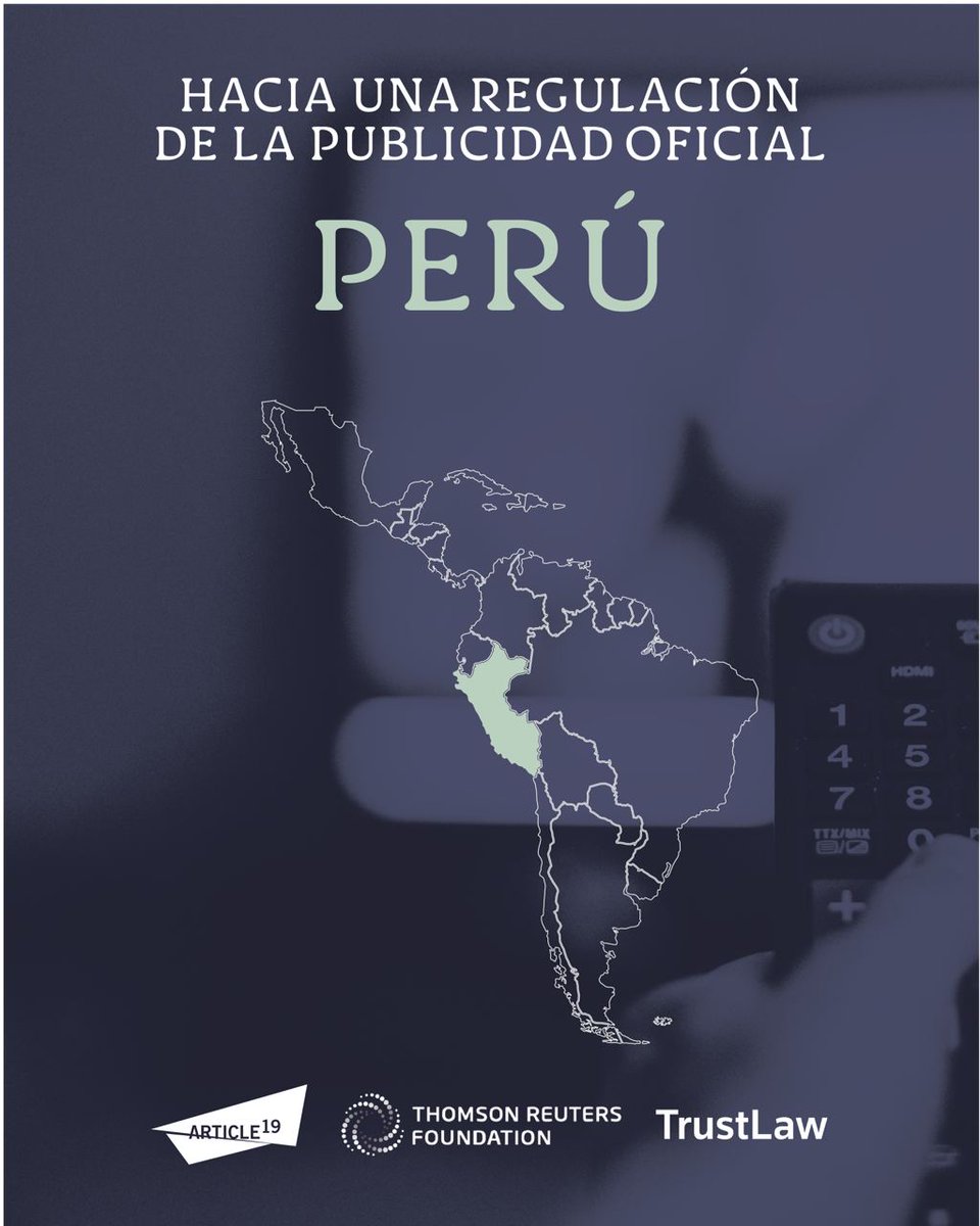 🇵🇪 ¿Sabías que en #Perú, la única empresa que mide las audiencias televisivas, no está regulada por el Estado? 🔍 Conoce las implicaciones de este hecho para la garantía del derecho a la información y libertad de expresión: articulo19.org/hacia-una-regu…