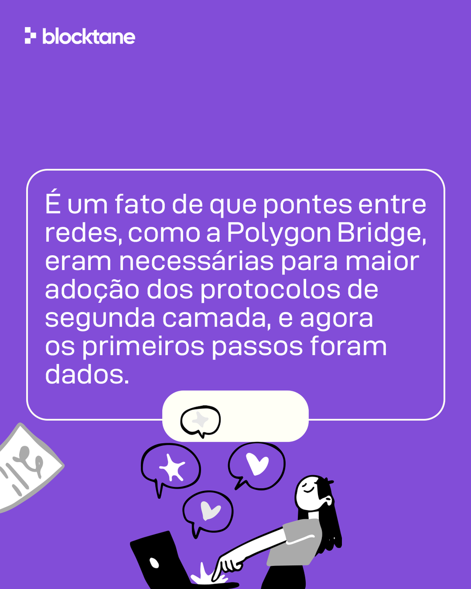 blocktane_pt's tweet photo. O advento da @0xPolygon vai além da escalabilidade em layer 2 - a possibilidade de gerar pontes entre redes é outro destaque. Confira:

#polygon #ethereum #layer2 #criptomoedas #cryptocurrency https://t.co/HrtAUN7QmP