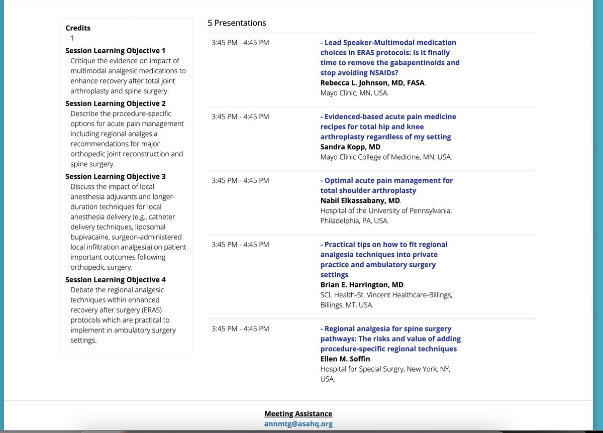 Do not miss out @rljohnsonmd @SLKoppMD @ESoffin @HarringtonBrian &yours truly. We want to hear from YOU how do you manage perioperative pain in these procedures? abstractsonline.com/pp8/#!/10552/s…
