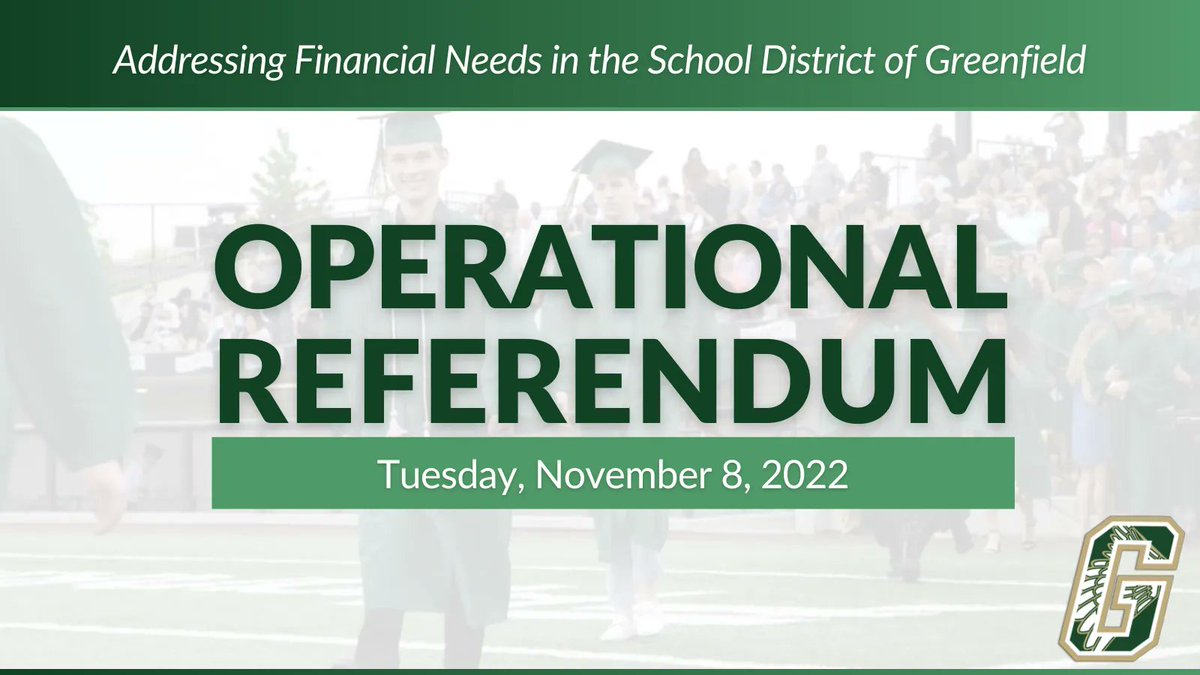 Greenfield_SD's tweet photo. Thank you to everyone who attended our Community Information Sessions! We have had some great conversations and heard thoughtful questions about the district’s financial needs and the question on the ballot this November. 
Learn more: https://t.co/rZ9HPcntqw https://t.co/xuQPx9k4NS